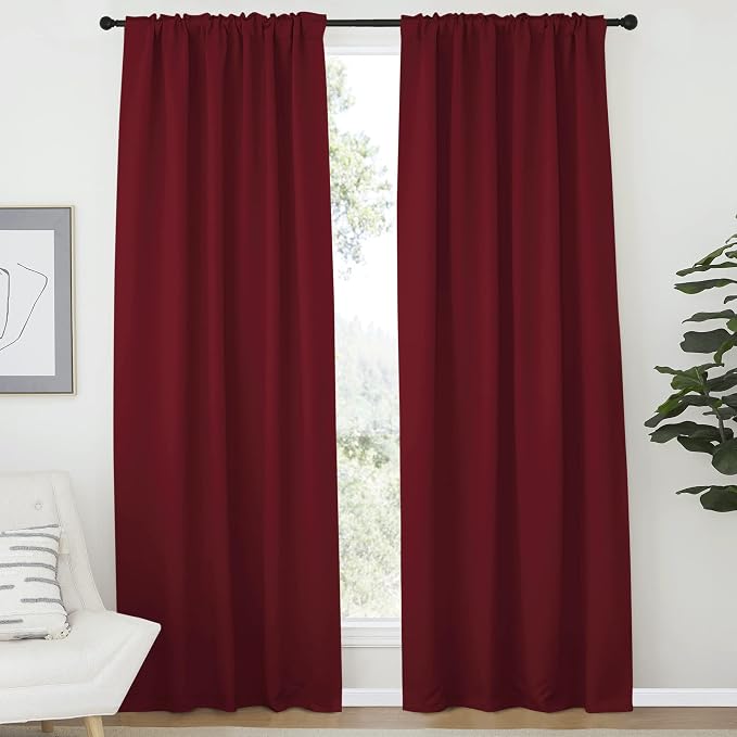 NICETOWN Christmas Blackout Curtain Panels - Image 2