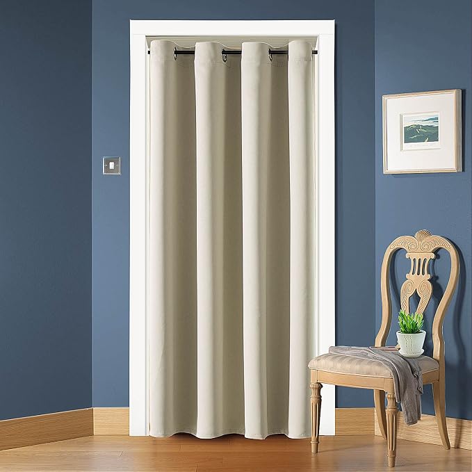 ChrisDowa Blackout Curtains Door Curtain by ChrisDowa