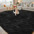 8x10 Area Rugs for Living Room, Fuzzy Plush Carpet for Bedroom Dorm Playroom by Junhejiamei