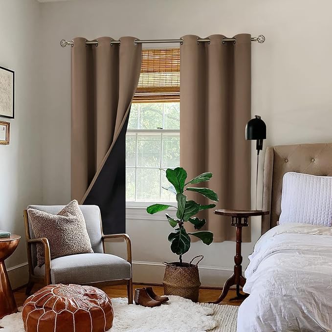 BGment Total Thermal Insulated 100% Blackout Curtains - Image 2