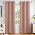 Deconovo Blackout Curtains for Bedroom and Living Room 54 Inches Long | Black by Unknown