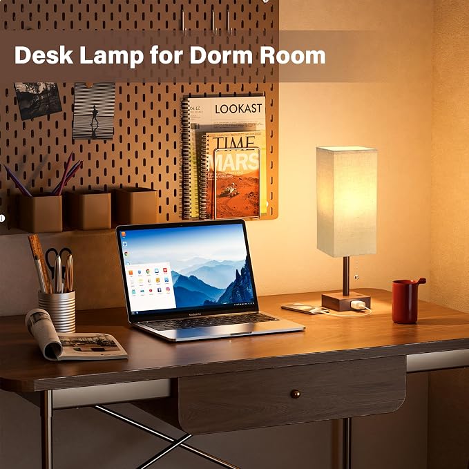 Bedside Lamp for Bedroom Set of 2 - Image 6
