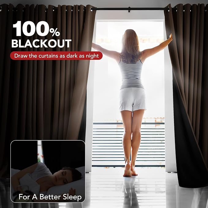 Deconovo Living Room 100% Blackout Curtains - Image 6