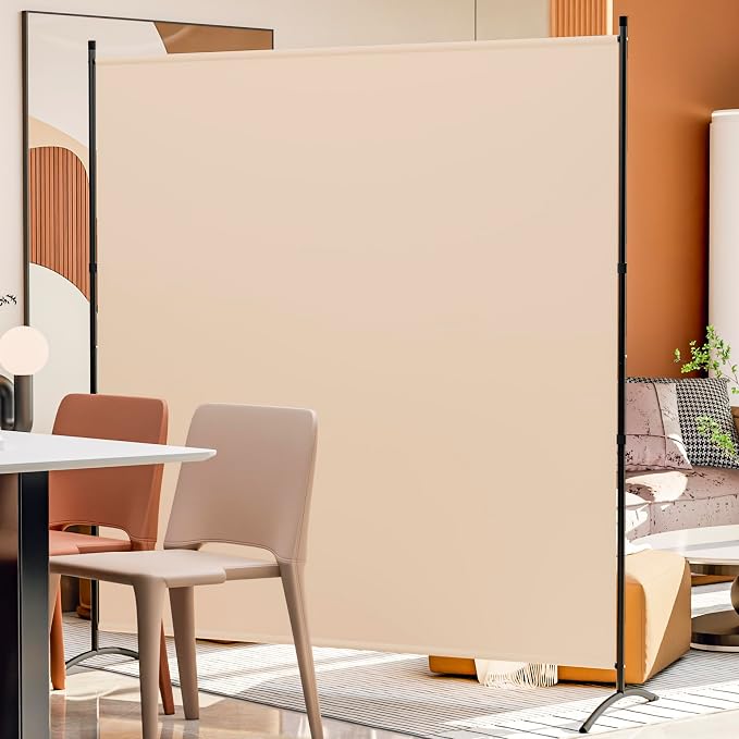 Single Large Room Divider, Folding Privacy Screens by YASRKML