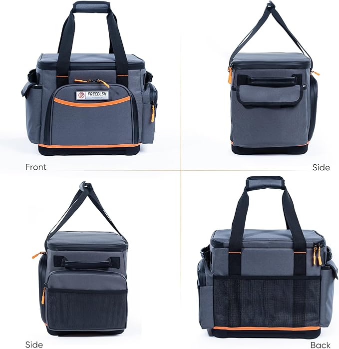 FRECOLSH Travel Carrying Case Compatible with Jackery Explorer 1000, Portable Power Station Storage Case with Water- proof Bottom and Pocket for Jackery Accessories Solar Generator Storage Bag Only