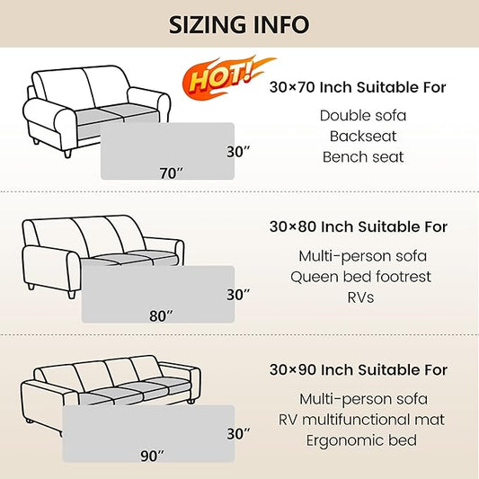 gogobunny 3X Stronger Waterproof Pet Blanket, Scratch Proof Furniture Protector for Dogs Cats, Reversible Cover 30x70 Inch, Dark Stone