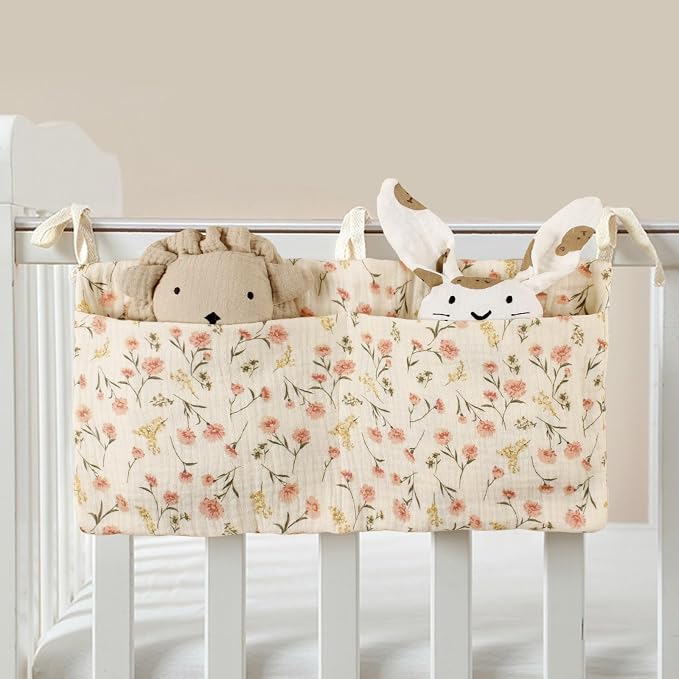 Lily Brown Cribs Storage Bag Baby Bedside Hanging Storage Bag - Image 7