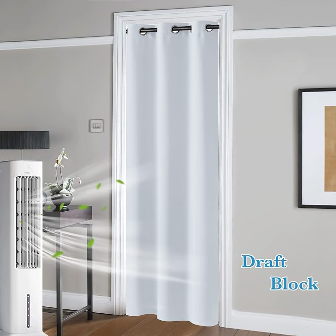 RYB HOME Blackout Curtains for Bedroom Closet Living Room Nursery Dining | - Image 3