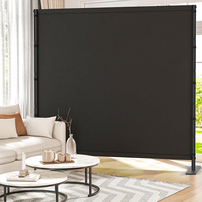 Room Divider Single Panel, 6FT Large Privacy Screen by Yettsoy