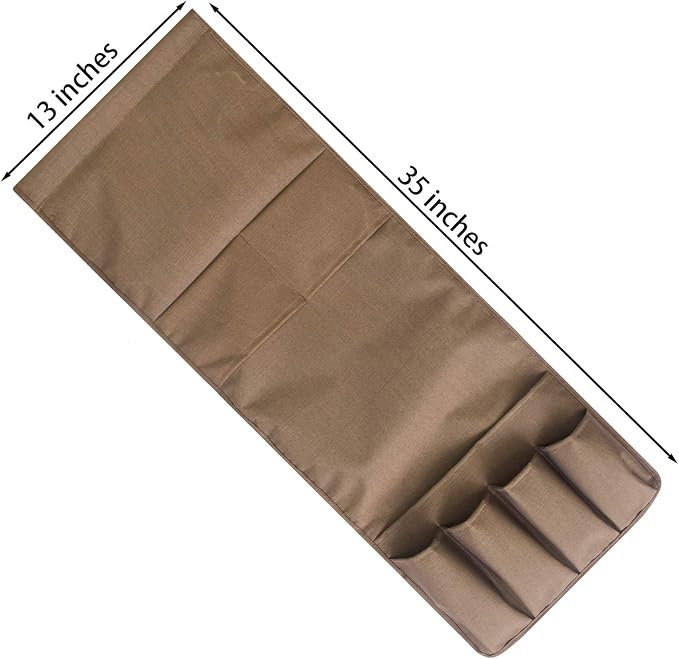 5 Pockets Remote Control Holder, Magazine Rack, Space Saver Organizer, Draped - Image 3