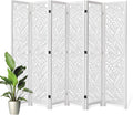 Leaf-Carved Room Divider Privacy Screen by Svimi