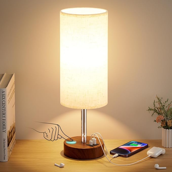 Dicoool Bedside Table Lamp for Bedroom - Image 7