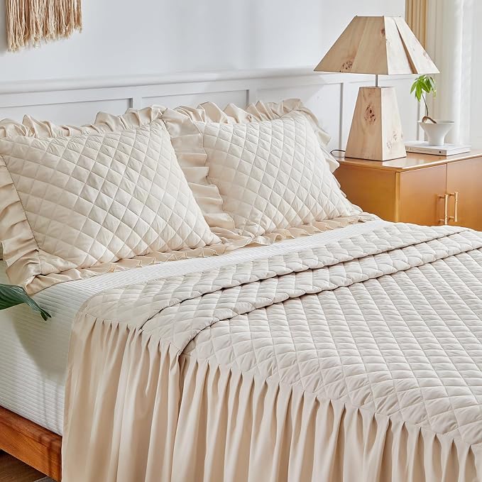 Ruffle Skirt Bedspread Set - Image 6
