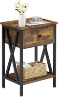 VECELO Nightstand, Modern Bedside End Table, Night Stand by VECELO