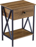 VECELO Nightstand, Modern Bedside End Table, Night Stand by VECELO