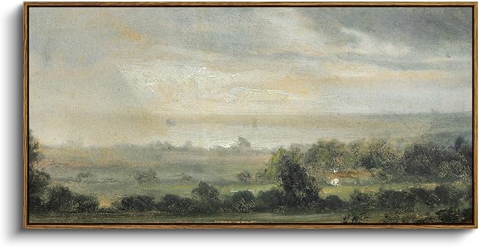 InSimSea Extra Large Framed Vintage Wall Art, Living Room Country Farmhouse by InSimSeaArt
