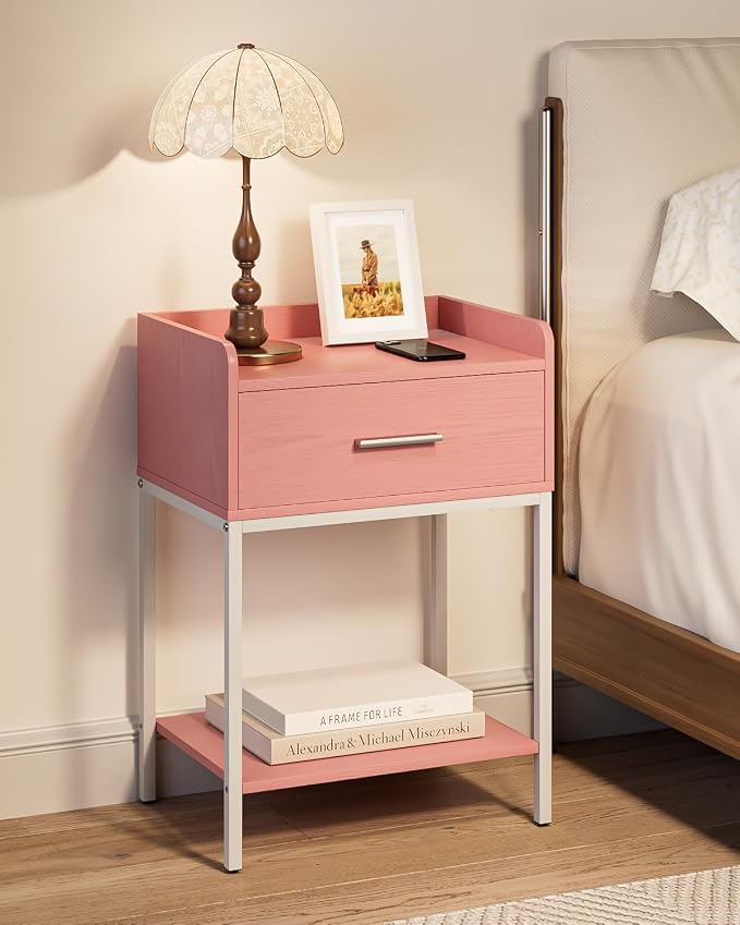 Nightstand, Modern Bedside Table Night Stand by Apetaccat