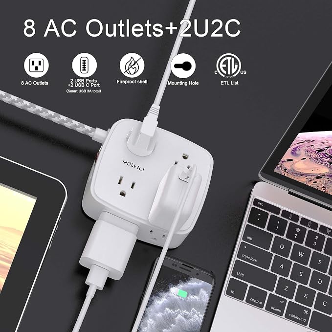 Surge Protector Power Strip - Image 2