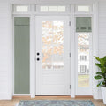RYB HOME Sidelight Curtains for Front Door, Skinny Narrow Window Curtains | by RYBHOME