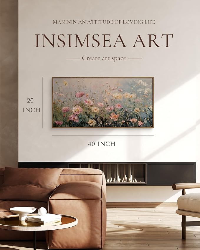 InSimSea Extra Large Framed Vintage Wall Art, Living Room Country Farmhouse - Image 3