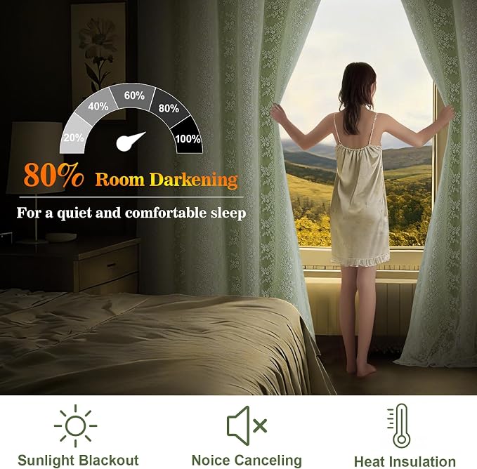 Yinhua Double Layer Blackout Curtains - Image 3