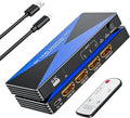 8k@60Hz HDMI Switch 3 in 1 Out Supports DSC 4K@240Hz 3D HDR10+ HDCP 2.3 VRR, ALYYDBG HDMI 2.1 Switcher with Remote for PS4/5 Xbox Nintendo Swtich Roku Fire Stick Apple TV to Connect TV Monitor
