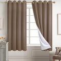 Diraysid 100% Blackout Curtains Cappuccino Linen Curtains by Diraysid%2C+refresh+your+life