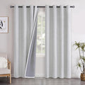 YoungsTex Linen Blackout Curtains 80 Inch Length by YoungsTex