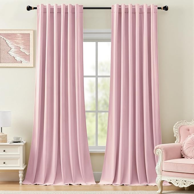 Velvet Curtains for Girls Bedroom Back Tab Drapes Room Darkening Luxury | by AUSSPVOCT