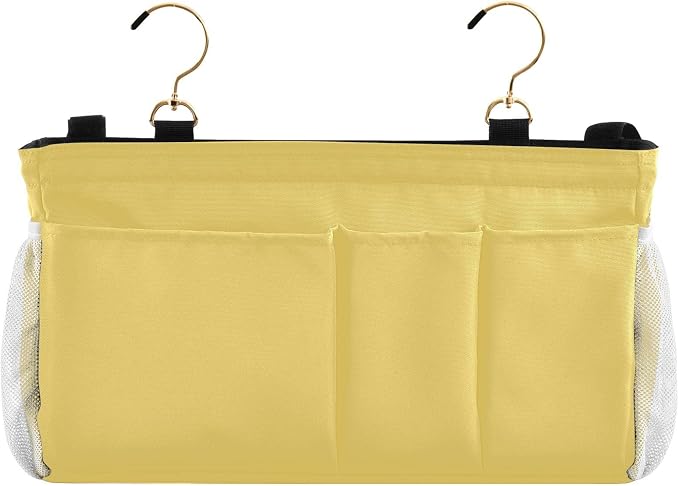 DOMIKING Lemon Yellow Bedside Caddy - Image 2