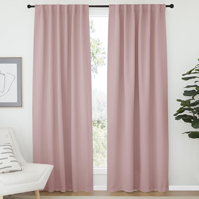 NICETOWN Light Reducing Curtain Panels Window Draperies by NICETOWN