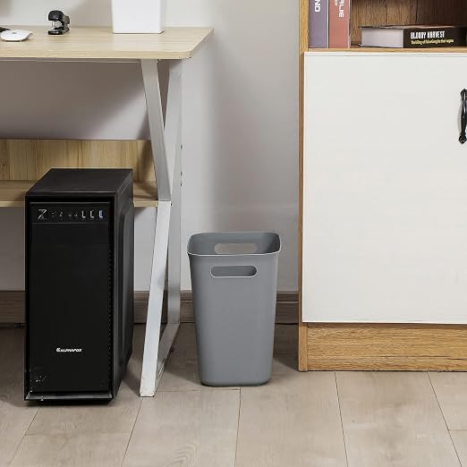Plastic Small Bathroom Trash Can Wastebasket, 3.5 Gallon, 3 Pack | Compact - Image 5