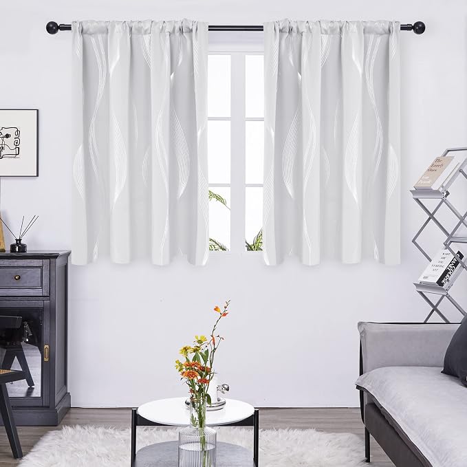 Deconovo Blackout Back Tab Curtains - Image 2