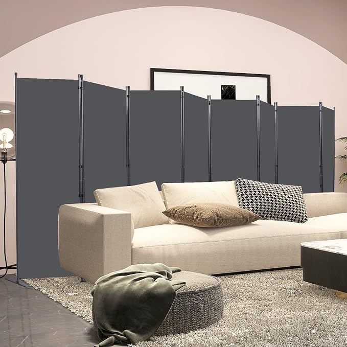 Room Divider, 8 Panel Folding Privacy Screens - Image 6