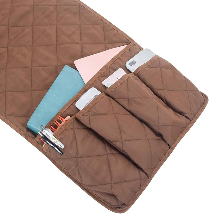 5 Pockets Remote Control Holder, Magazine Rack, Space Saver Organizer, Draped - Image 4