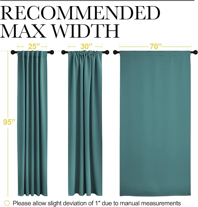NICETOWN Living Room Blackout Draperies - Image 7