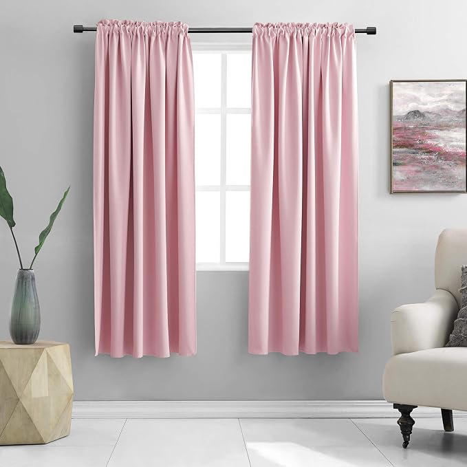72 Inch Length Curtains for Living Room by DONREN