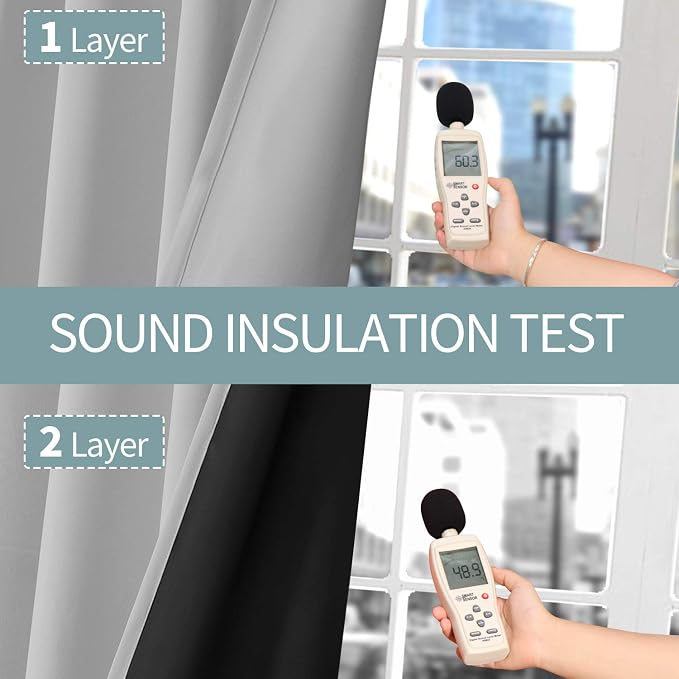 BGment Thermal Insulated 100% Blackout Curtains - Image 7