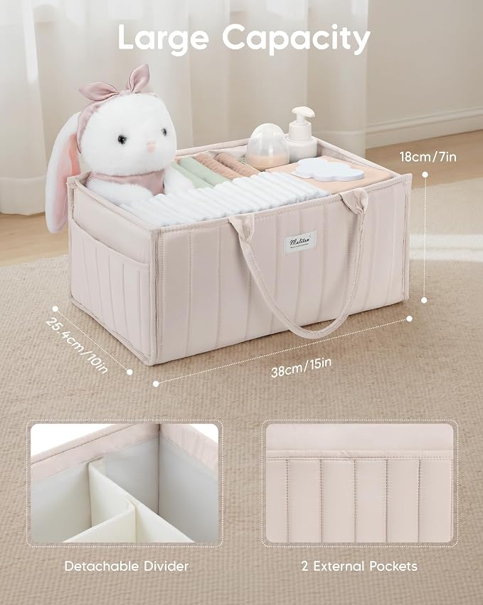 Maliton Baby Diaper Caddy Organizer - Image 3