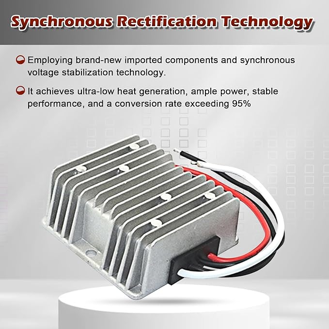 DC Voltage Converter - Regulator Reducer DC 12V Step Up to 24V 40A 960W for Golf Cart Club Car LED Light Waterproof Power Supply Transformer Volt Module