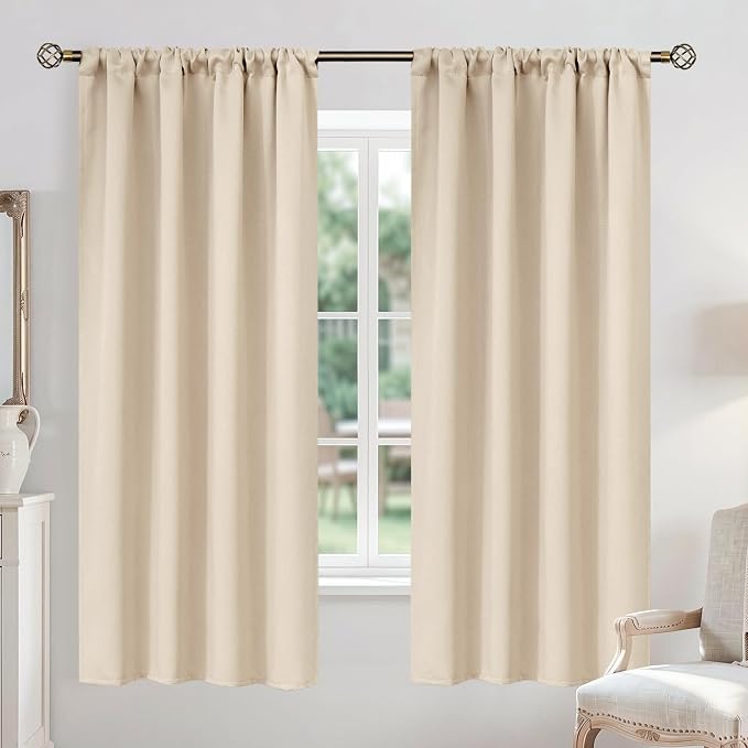 BGment Champagne Blackout Curtains by BGment