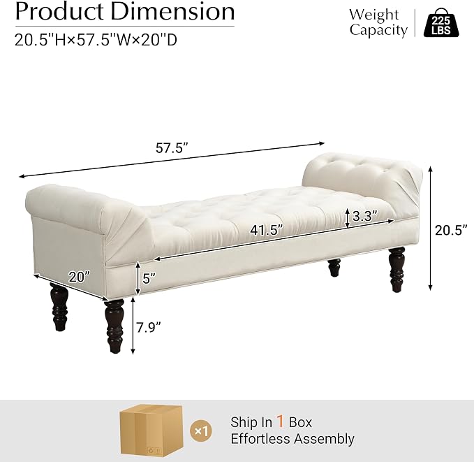 Christopher Knight Home Teaki Mid-Century Modern Upholstered Ottoman Bench - Image 2