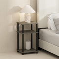Furinno JUST Night Stand, 3-Tier Turn-N-Tube Nightstand, Toolless Bedside Table by Furinno-FitsYourSpaceFitsYourBudget