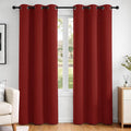 Deconovo Blackout Curtains for Bedroom and Living Room 84 Inches Long | Black by Unknown