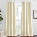 NICETOWN Beige Room Darkening Curtains 90" Long by NICETOWN