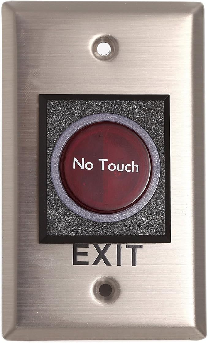 MENGQI-CONTROL 1 Door Access Control Board System 600lbs Electromagnetic Lock Infrared No Touch Exit Button RFID Keypad Reader 110~240V Power Supply Box USB Enroll Reader,Phone APP remotely Open Door