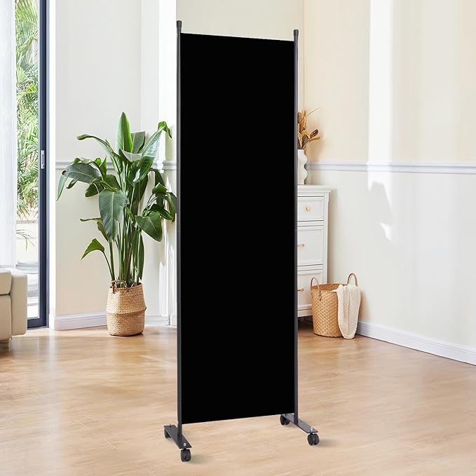 Room Divider 6FT 1 Panel Folding Privacy Screen by JVVMNJLK