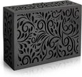 Black Decorative Doorbell Cover Box,Weather Protection Housing Modern Black – Sleek Wall-Mounted Decorative Door Bell Cover Plate – Noise-Reducing (large seize (9.84” x 7.87” x 3.15”))