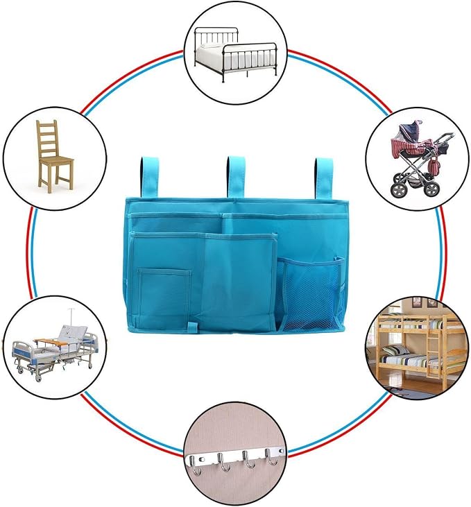Large Pocket Bedside, Hanging Storage Organizer - Image 7