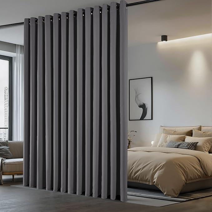 NICETOWN Privacy Room Divider Curtain Screen Partitions, Closet Door Curtain by NICETOWN